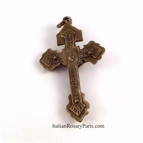 Indulgence Pardon Crucifix Rosary Medal Antique Bronze Finish - Etsy