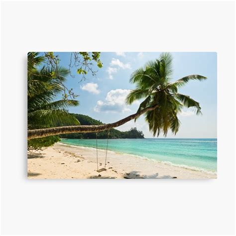 "Tropical beach" Canvas Print by dvoevnore | Redbubble