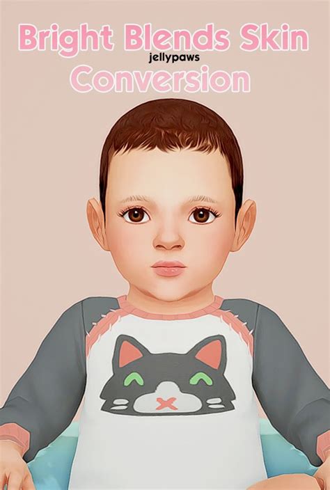 Bright Blend Skin Conversion | JellyPaws en Patreon The Sims 4 Skin ...