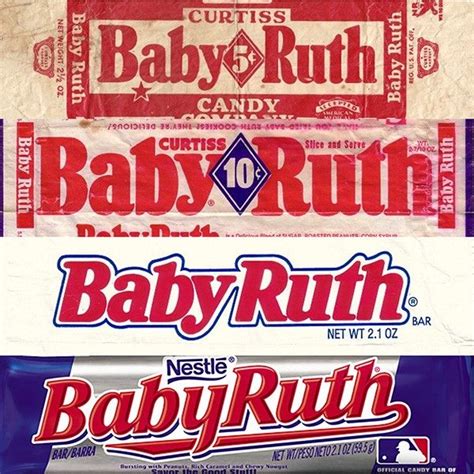 History of Baby Ruth from Curtiss up to Nestle | Baby ruth, Retro candy ...