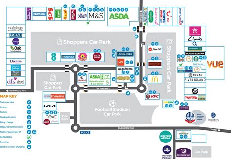 Shoppers Map - Middlebrook Retail