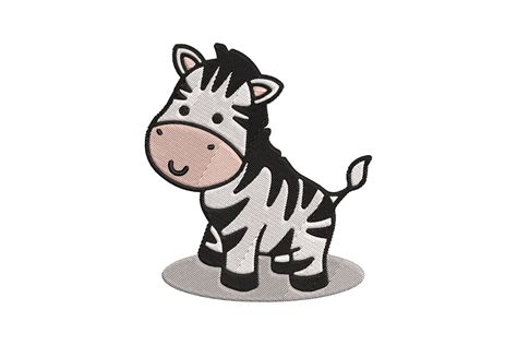 Cute Animal Zebra Cartoon · Creative Fabrica