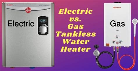 Electric vs Gas Tankless Water Heater - Kitchen Rank