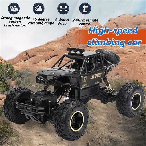 2.4G 4WD RC Monster Truck Off-Road Vehicle Remote Control Buggy Crawler ...