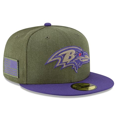 Men's Baltimore Ravens New Era Olive/Purple 2018 Salute to Service ...