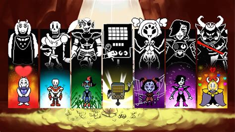 Undertale: All Main Boss Battle Themes (Pacifist, Genocide, Final Bosses) - YouTube