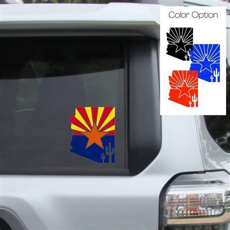 Arizona State Flag Sticker Arizona sticker Arizona decal | Etsy