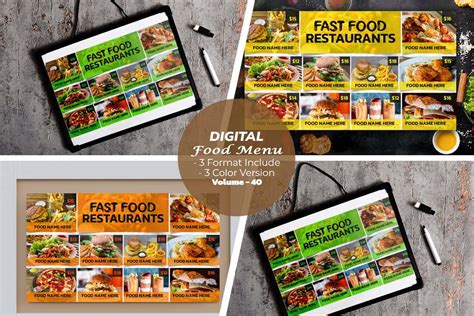 Digital Restaurant Menu Design - Design Cuts