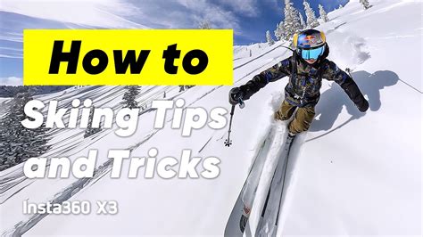 How to mount & film SKIING videos with a 360 camera (Ft. John Collinson ...