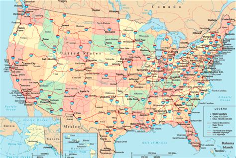 Map Of Us Interstate Highways Mapporn Map Of The Us Interstate System ...