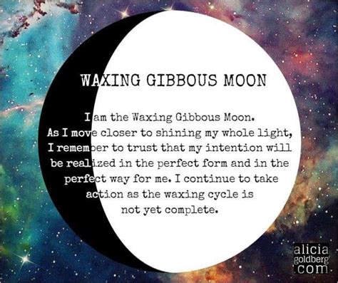 Waxing Gibbous Moon | Waxing gibbous, Moon meaning, Moon spells