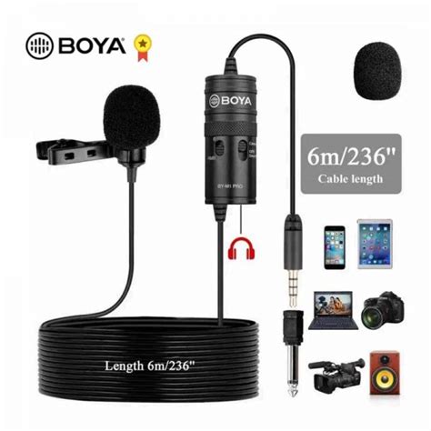 BOYA BY-M1 Pro Universal Lavalier Microphone | ShopZ | Reviews on Judge.me