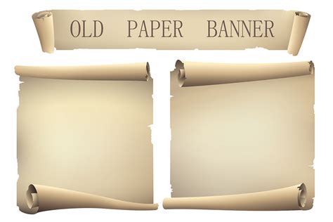 Old Scroll Paper Banner. Graphic by tan_tan · Creative Fabrica