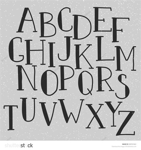 Easy Calligraphy Alphabet
