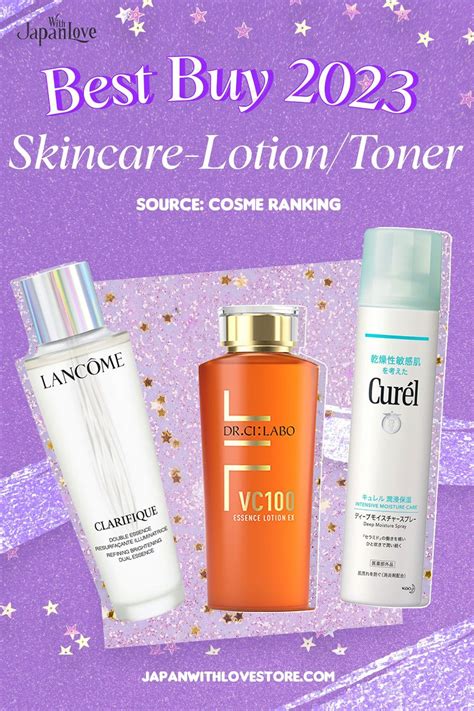 [Best Buy 2023] SKINCARE - Lotion/Toner | Japanese skincare, Lotion, Skin lotion