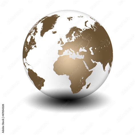 3D Globe Globus Weltkugel Weltkarte World Map Erde Earth Globus Stock ...