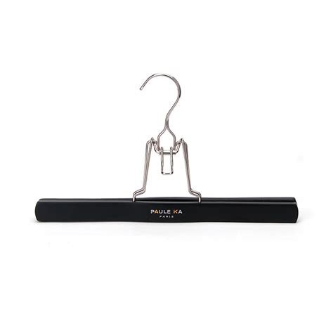 Quality Black Clamp Style Pant/Skirt Hangers - Display And Wholesale Hangers Expert