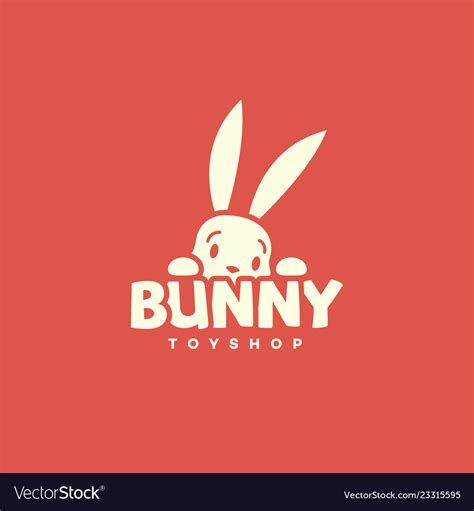 Bunny logo Royalty Free Vector Image - VectorStock