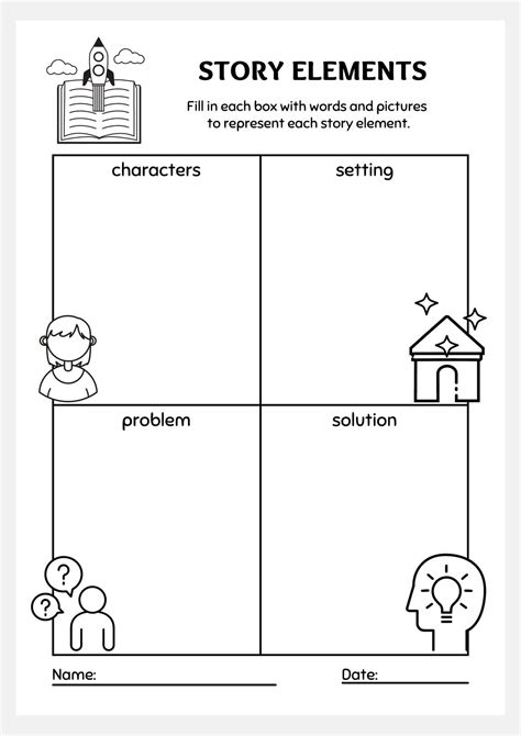 Story-elements-graphic-org Worksheets - Worksheets Library