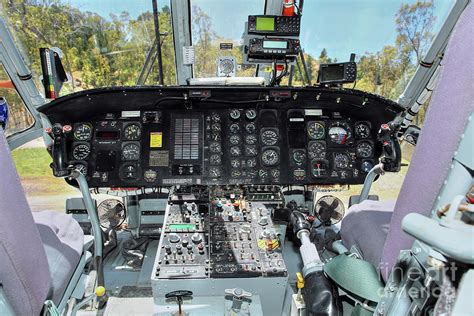 Sikorsky S-64 E Cockpit Photograph by Rick Mann