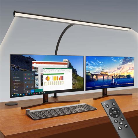 Aunkazey 30W LED Desk Lamp,37.4" Wide Architect Clamp Desk Lamps for ...