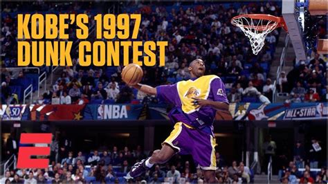 Kobe Bryant wins 1997 NBA Slam Dunk Contest as a rookie | NBA ...