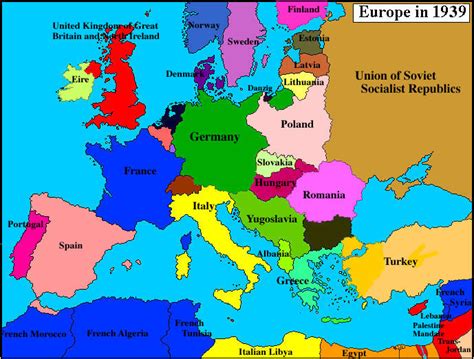 map of Europe in 1945 Diagram | Quizlet