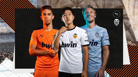 Valencia 20-21 Home, Away & Third Kits Released - Footy Headlines