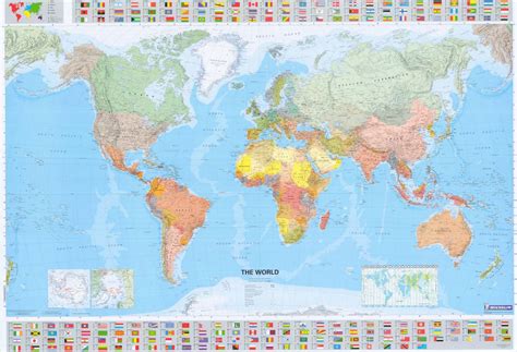 World Wall Map by Michelin - The Map Shop