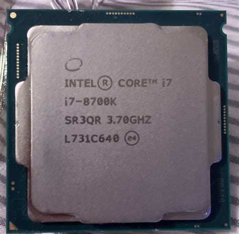 Intel Core i7-8700K Processor (3.7GHz, 6 Cores, Socket FCLGA1151) Tray ...