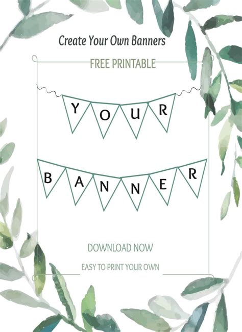 Free Banner Letter Templates