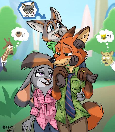 Well, that's one way to get past...genetic incompatibility | Zootopia, Furry art, Zootopia fanart