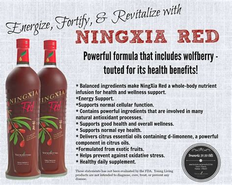 Balanced ingredients make NingXia Red a whole-body nutrient infusion ...