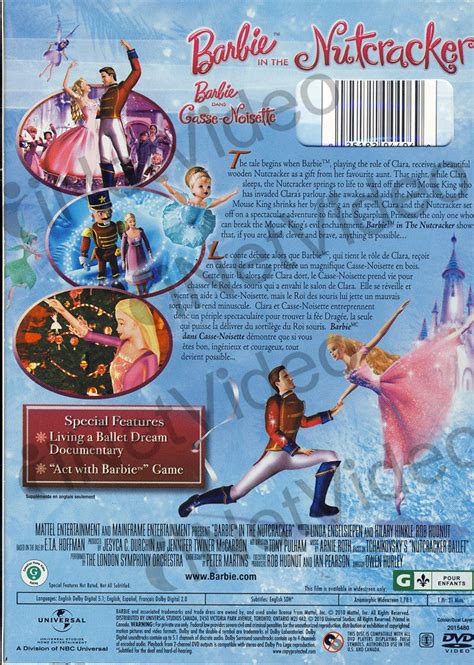 Barbie in The Nutcracker (Bilingual) on DVD Movie