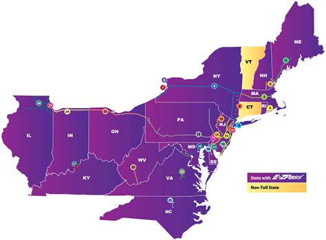 E-ZPass® New Jersey - Participating Toll Facilities | Facility, Trip ...