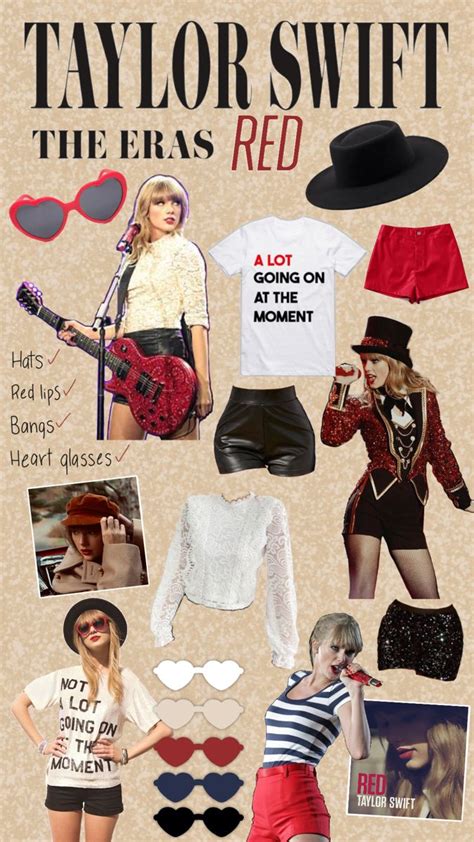 Taylor Swift Red Era Aesthetic in 2024 | Taylor swift outfits, Taylor swift red tour, Taylor ...