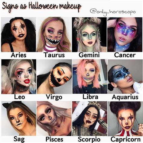 zodiac makeup - Google Search | Zodiac signs horoscope, Zodiac makeup, Zodiac signs makeup