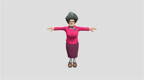 Mrs T from Scary Teacher 3d Game - 3D model by 2ad700ss [a35313f] - Sketchfab