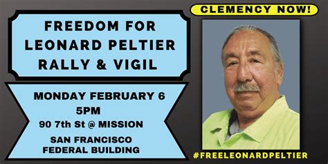 FREEDOM FOR LEONARD PELTIER RALLY & VIGIL IN SAN FRANCISCO | Amnesty ...