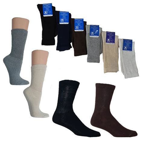 Bulk Diabetic Socks - Assorted Colors and Sizes