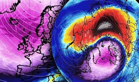 UK weather forecast: Terrifying map shows COLLAPSED polar vortex ...