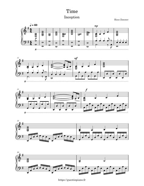 13+ Time Piano Sheet Music PNG