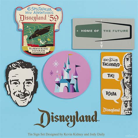 Vintage Disneyland Graphics Tin Signs | DISNEYLAND TIN SIGN … | Flickr