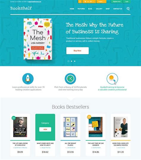 40 Fantastic Online Book Store Web Designs – Bashooka | Bookstore, Web ...