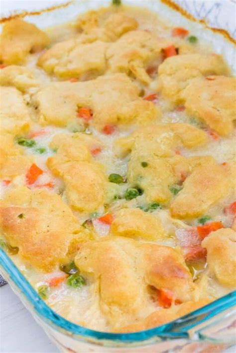 Easy Oven-Baked Chicken and Dumplings Casserole - Margin Making Mom®