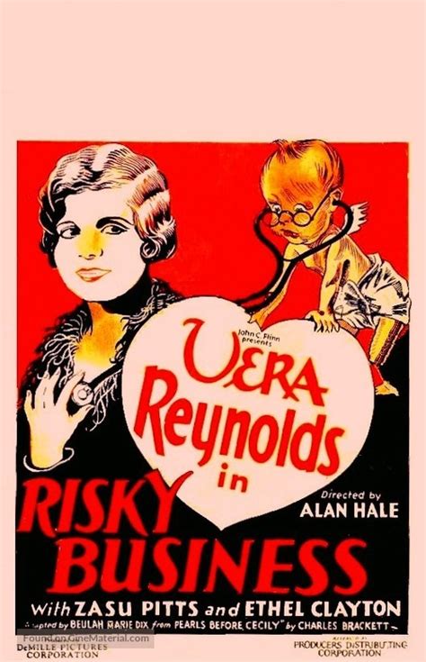 Risky Business (1926) movie poster