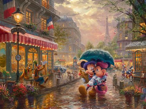 Thomas Kinkade Makes Amazing Disney Paintings