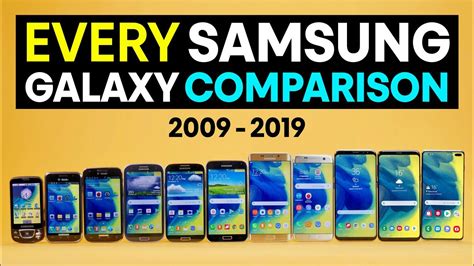 Every Samsung Galaxy S Comparison 2019! - YouTube