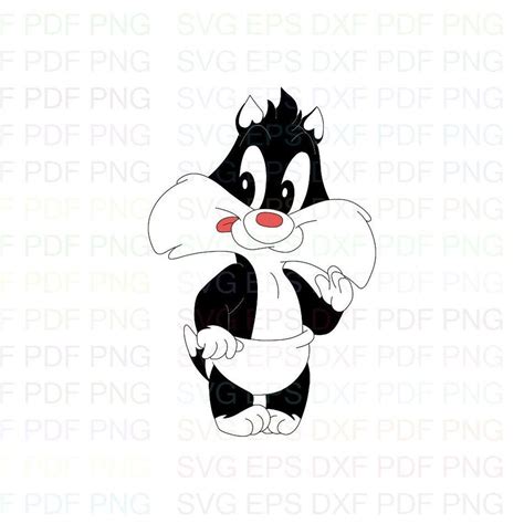 Baby Sylvester Baby Looney Tunes Svg Dxf Eps Pdf Png Cricut - Etsy Ireland