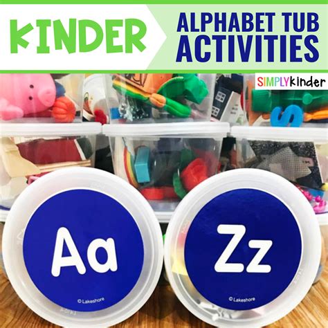 Alphabet Tub Activities - Simply Kinder